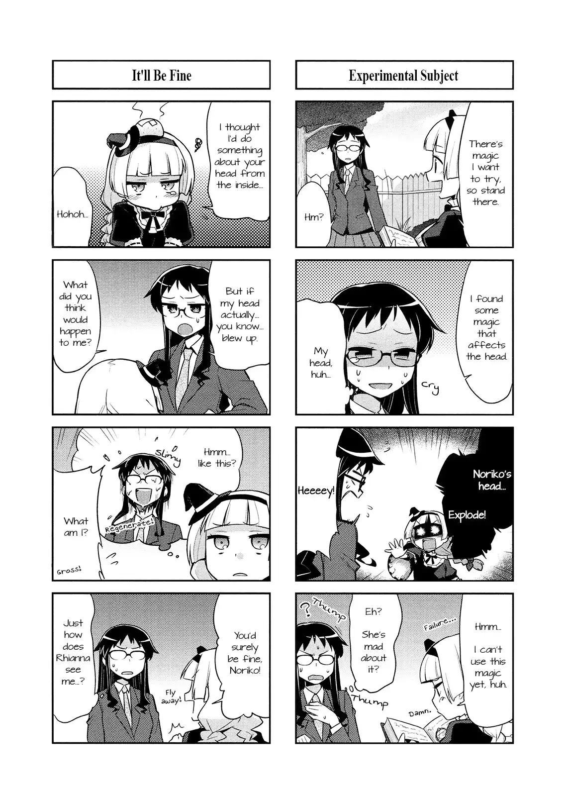 Majo to Houki to Kurobuchi Megane Chapter 2 7